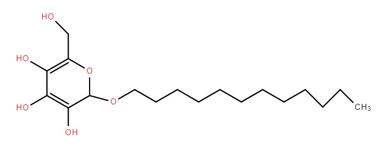 polyglucoside d'alkyle de forme structurale