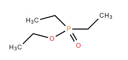 Formule structurelle éthylphosphonate de diéthyle