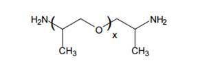 Polyétheramines Série D - Formule structurelle
