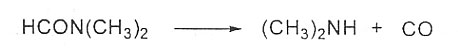 DMF hydrolysis reaction